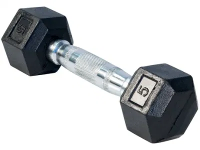 Commercial Gym Equipment Rubber Coated Dumbbell Dumbbell Set