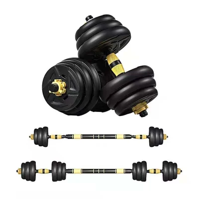  15kg Environment Friendly Adjustable Vinyl Coated Cement Dumbbell