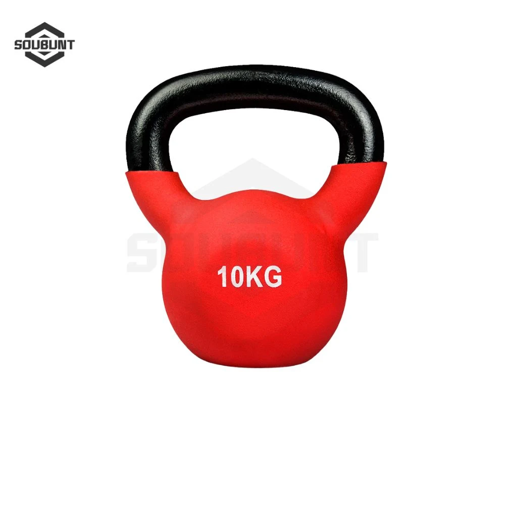 Color Neoprene PVC Dipped Weight Training Matte Painted Cast Iron Kettlebell