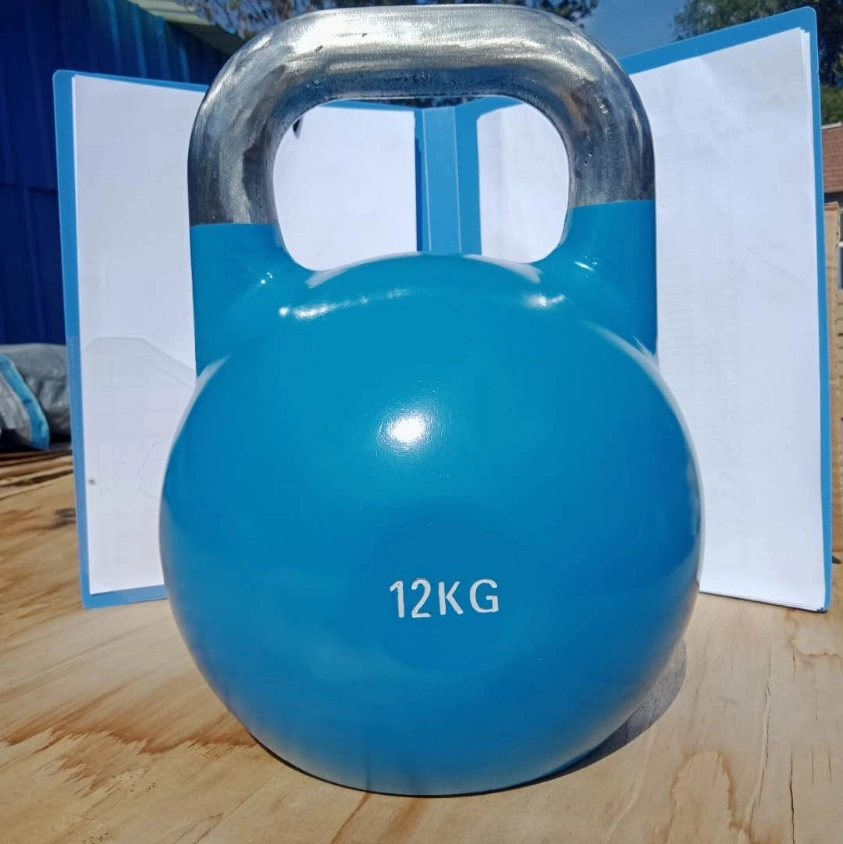 Handgrip Coated Color Competition Steel Colourful Kettle Bell