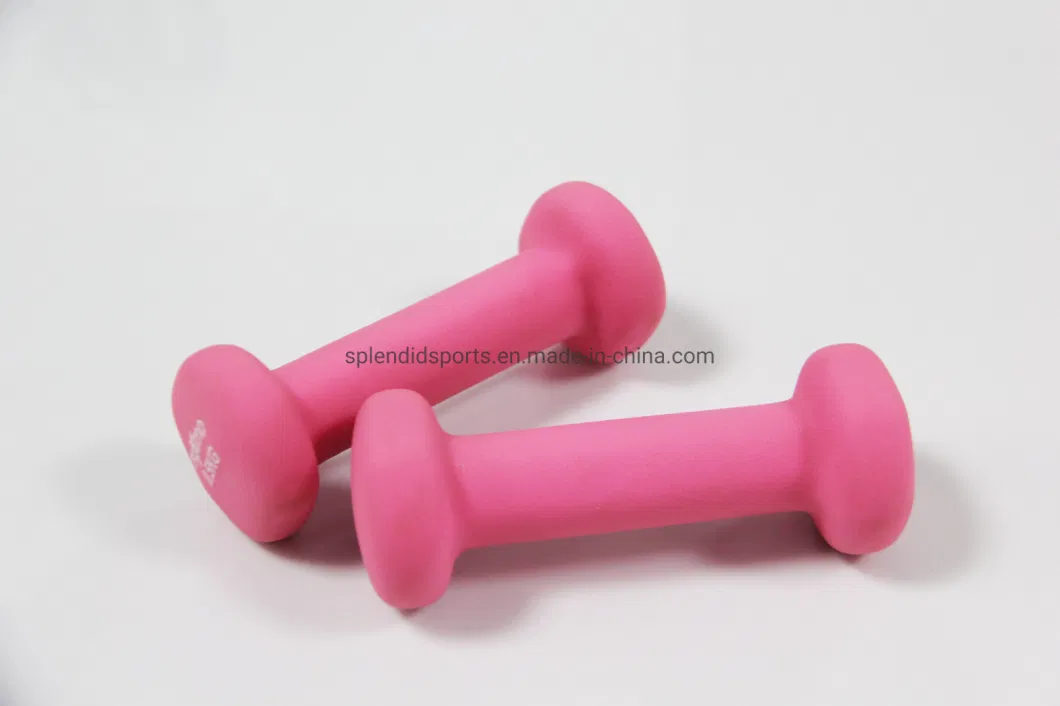 Fitness Weights Gym Equipiment Fitness Dumbbells Set Gym Equipment Dumbbell Set Cast Weight Lifting Pink Iron Neoprene Dumbbell