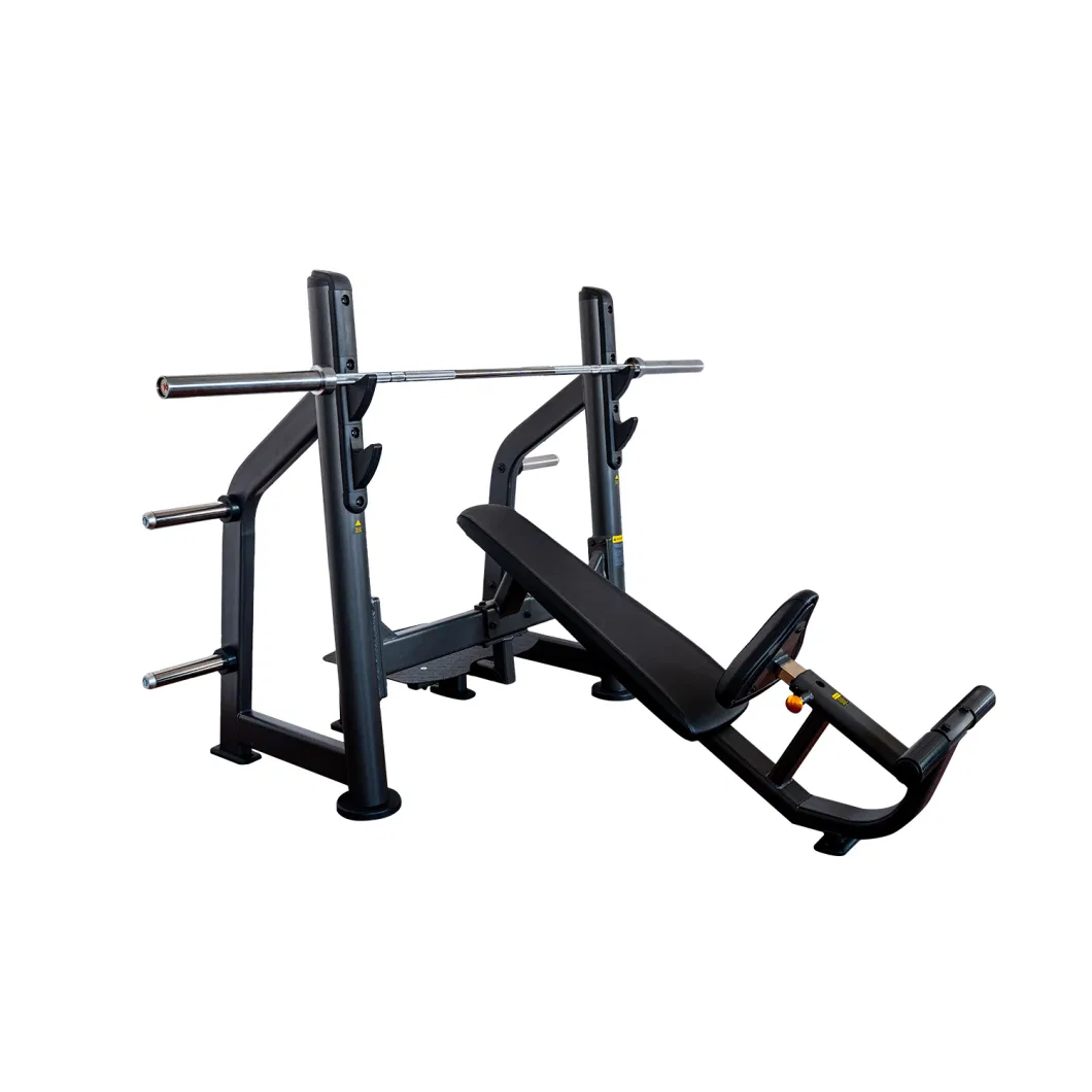 Sunsforce Commercial Grade Gym Use Strength Training Weight Plates Bar Fitness Equipment Adjustable Incline Bench