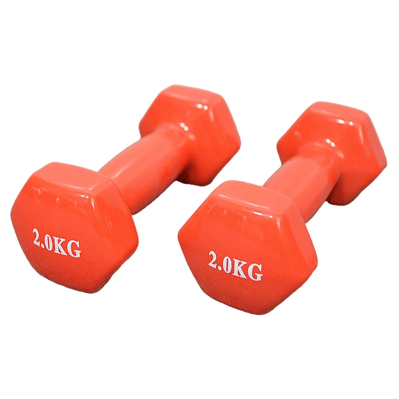 Gym Weightlifting Vinyl Hex Dumbbell Lady Dumbbell