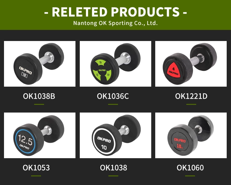 Okpro Deluxe Vinyl Coated Dumbbell