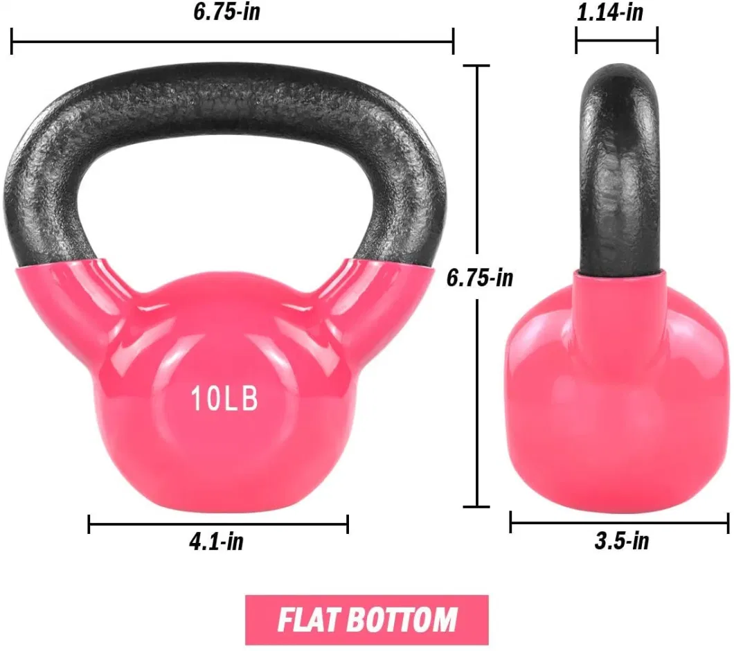 Gym Manufacturer 10 Kg Weighted Dumb Kettle Bell for Women