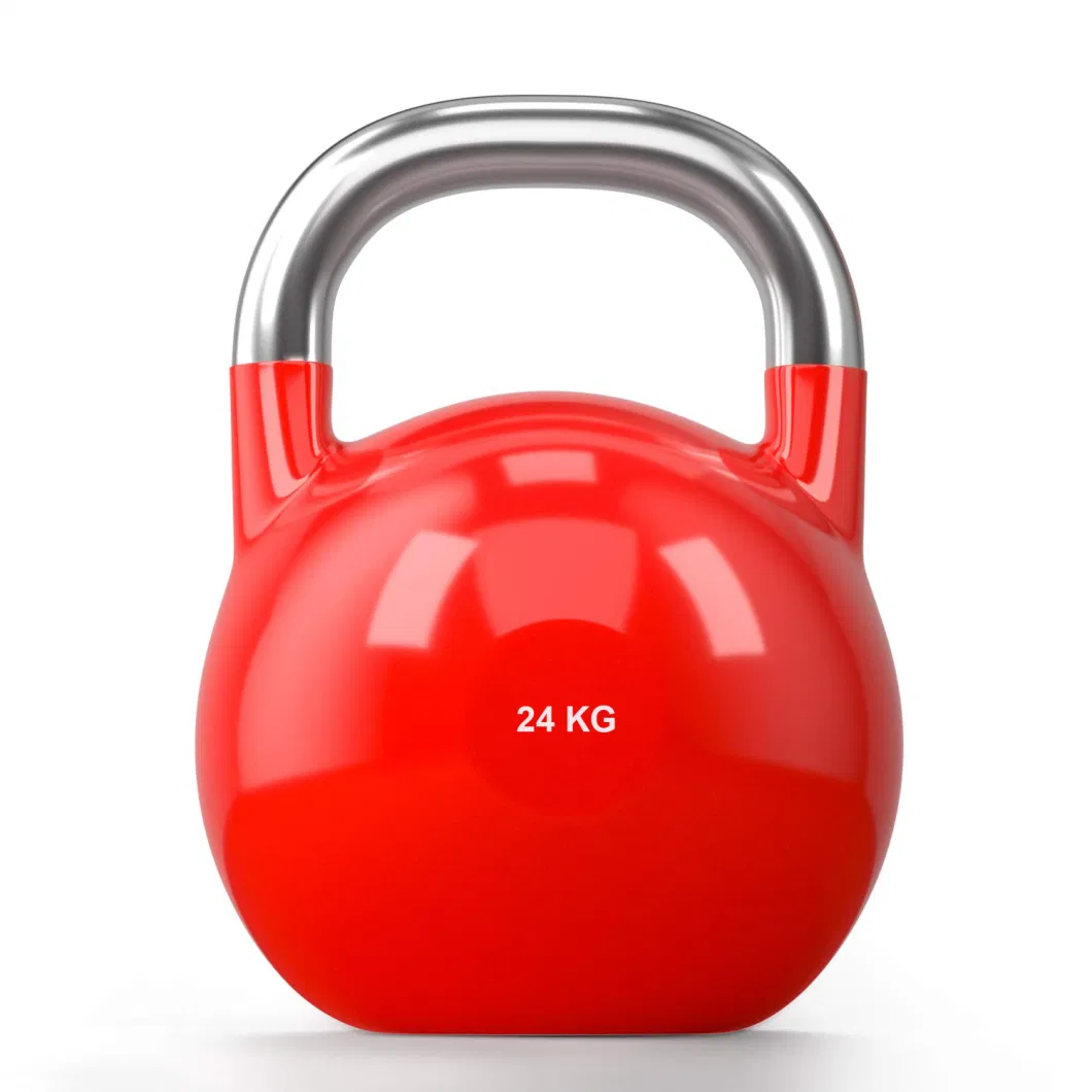 Solid Competition Kettlebell Weights Set Great for Workout and Strength Training