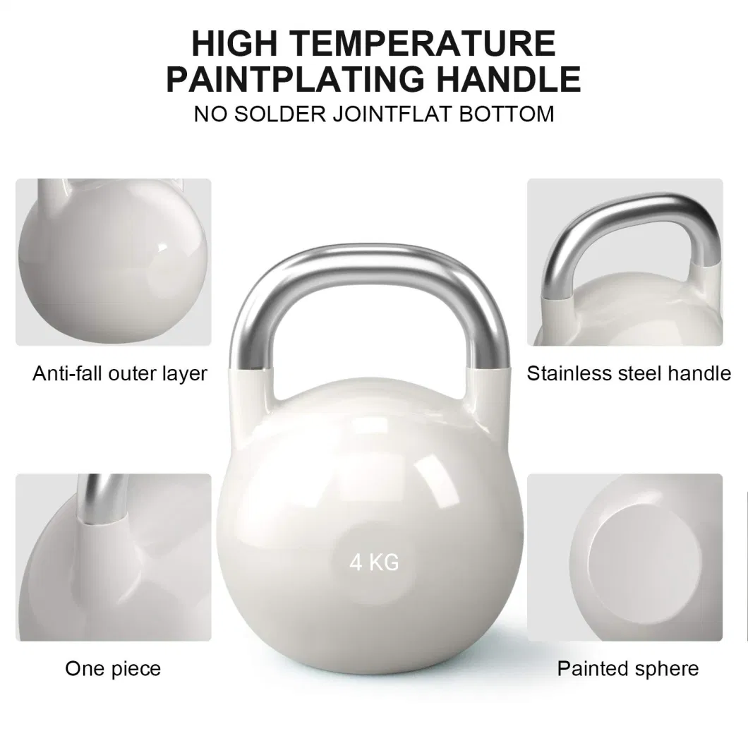 High Quality Equipment Body Building Powder Coated Cast Iron Kettlebell