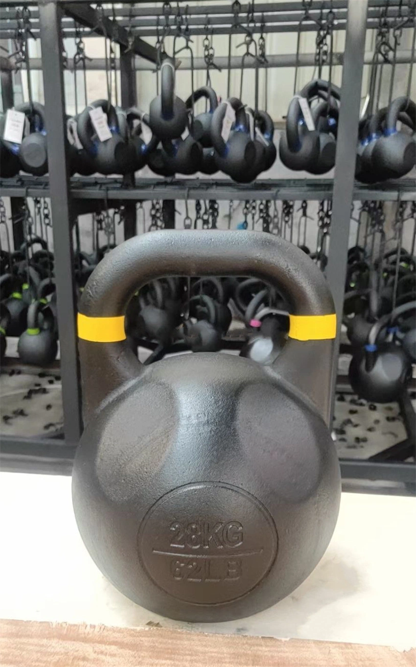 Solid Cast Iron Kettlebell Weights Great for Workout and Strength Training Custom Kettle Bell Black Color Cast Iron Weight Lifting Training Concave Kettlebell