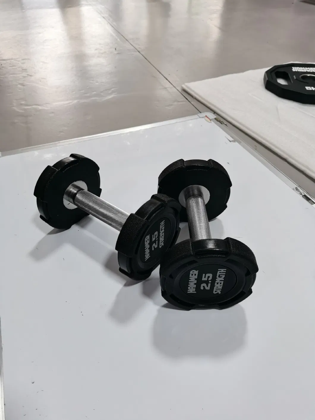 New Design Rubber Encased Dumbbell Set for Home Gym