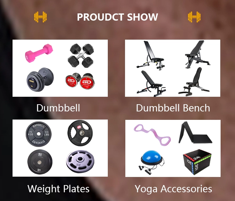 Handles Cheap Paint Dumbbell Set Gym Equipment Cast Iron Dumbbell