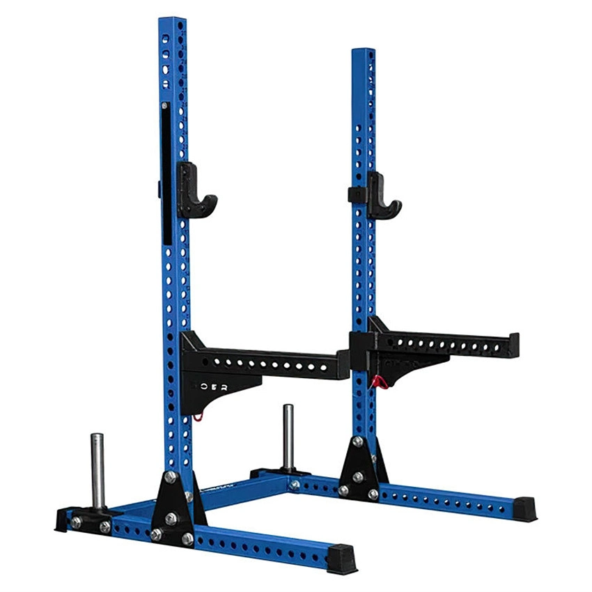 Athletics Fitness Power Rack Squat Cage Home Gym Training Station Weightlifting Cage Fitness Bodybuilding Space Saving Wall Mounted Folding Power Squat Rack