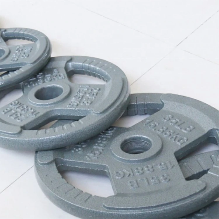 China Hot Sale Gym Equipment Weight Plate Free Weights Plate Fitness Training Cast Iron Dumbbell Weight Plate Power Lifting Weight Plate