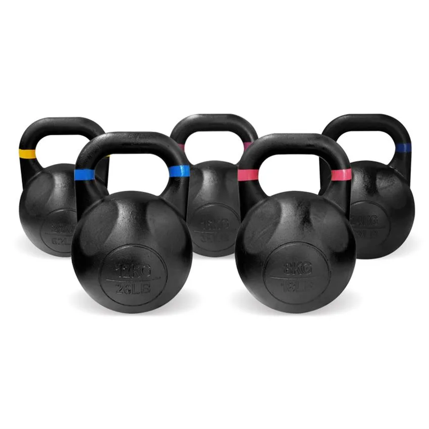 Solid Cast Iron Kettlebell Weights Great for Workout and Strength Training Custom Kettle Bell Black Color Cast Iron Weight Lifting Training Concave Kettlebell