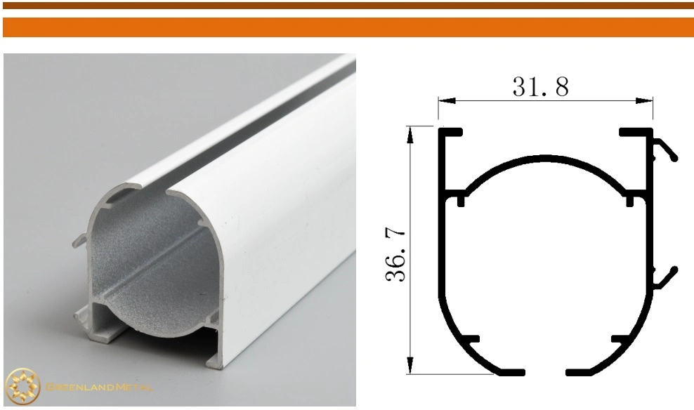 Close Roman Blind Set with Head Track, Tilt Rod, Flat Bar&Components