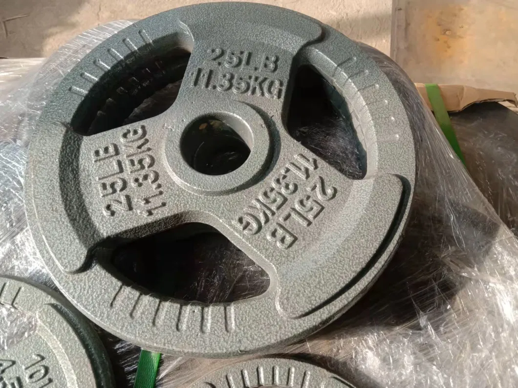 Hot Sale Weight Plates Baked Free Weights Gym Plate Cast Iron Barbell Dumbbell Weight Plate