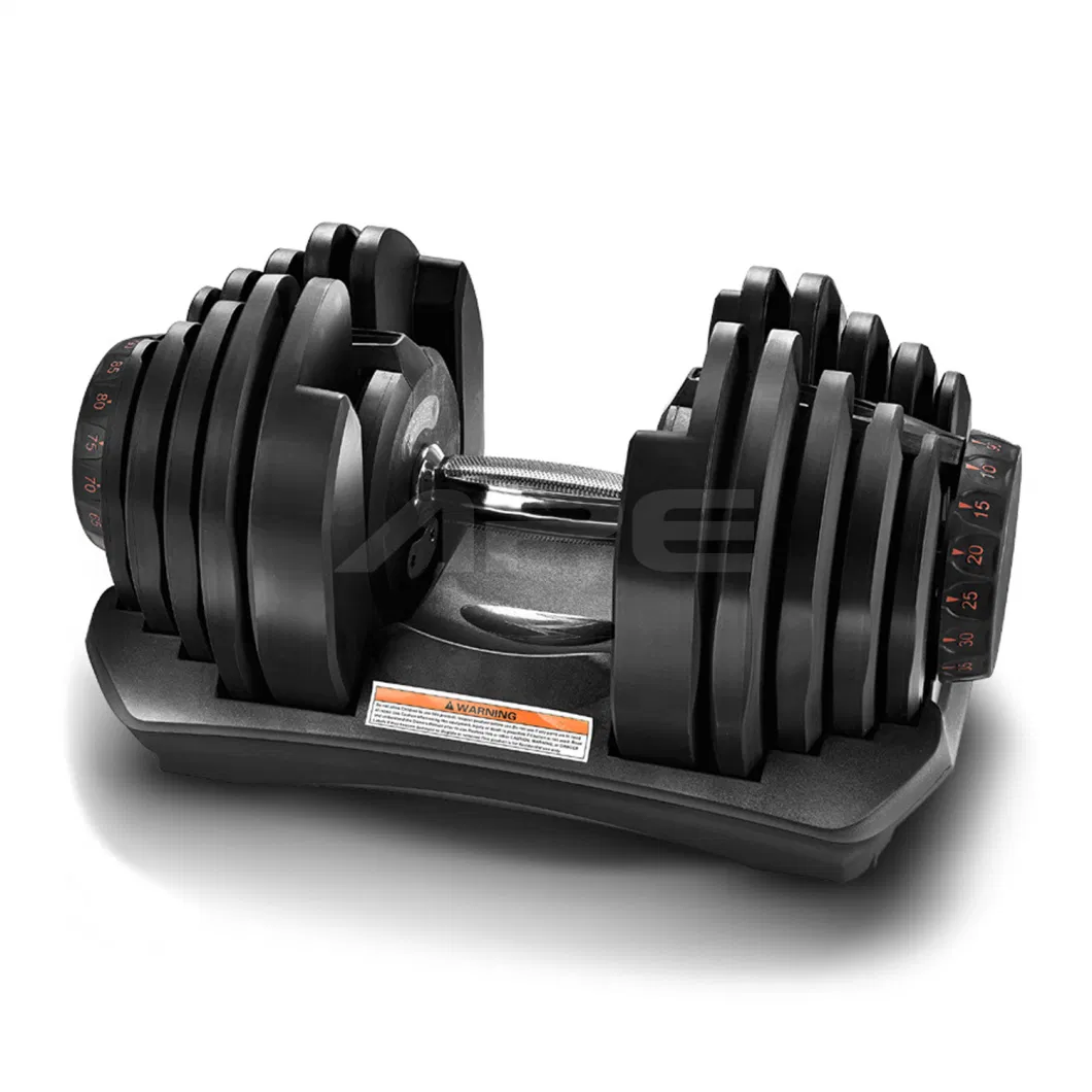 Hot Selling Multi Weight Dumbbells 24kg 52.5lb Adjustable Dumbbell Set