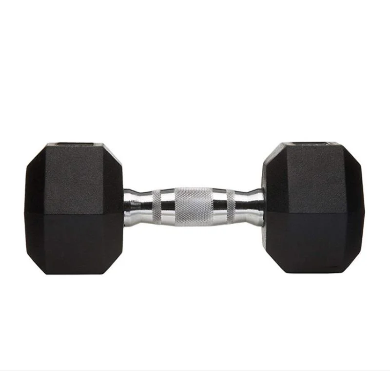 Wholesale Power Training Hex Weight Lifting Rubber Coated Power Training Sport Lifting Gym Dumbbell Set