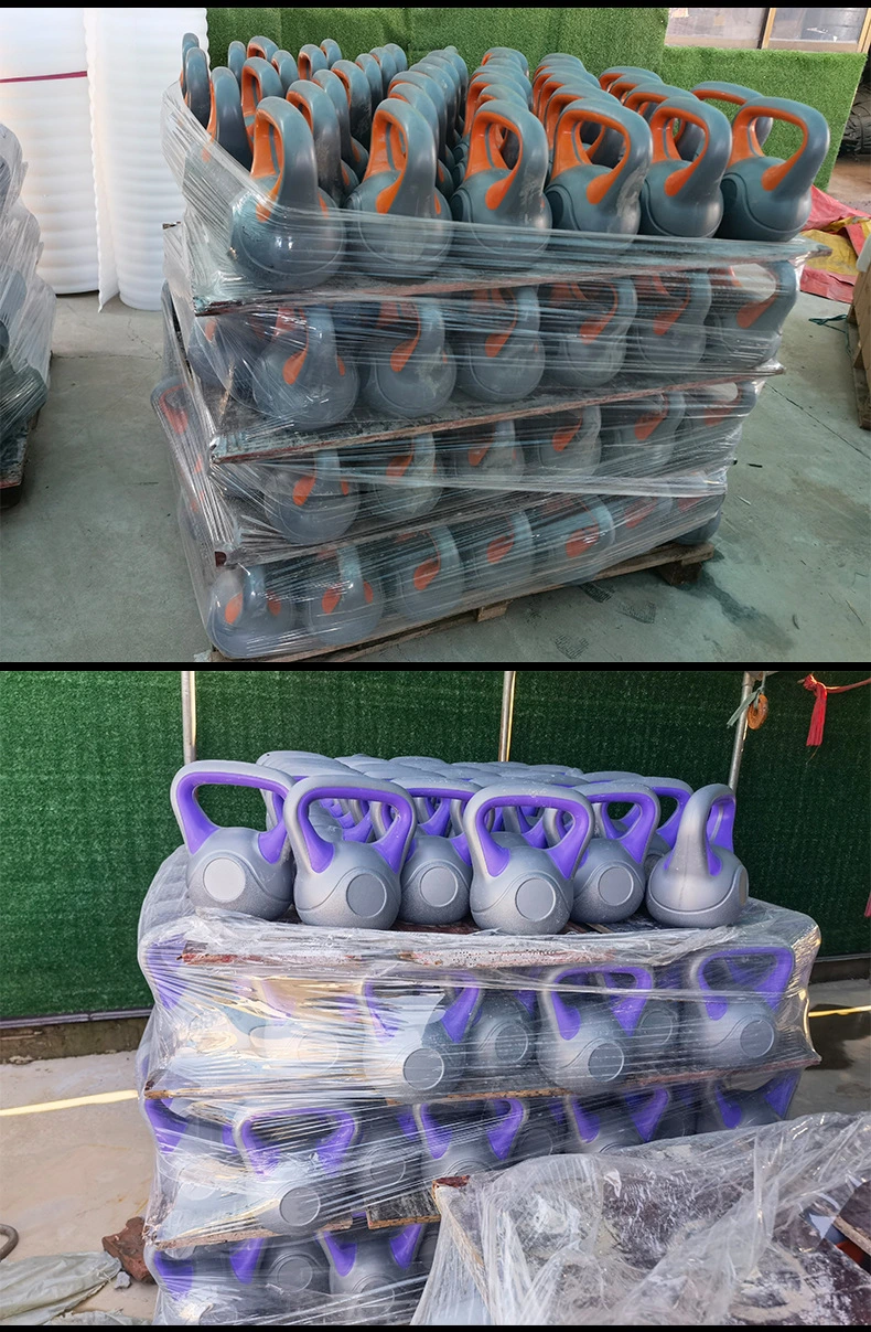 Wholesale Double Color Plastic Cement Kettle Bell Weight Kettle Bell