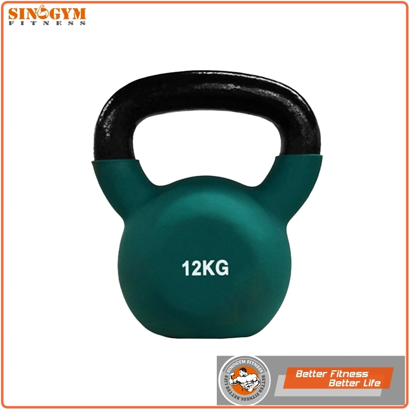 Neoprene Coated Solid Cast Iron Kettlebell