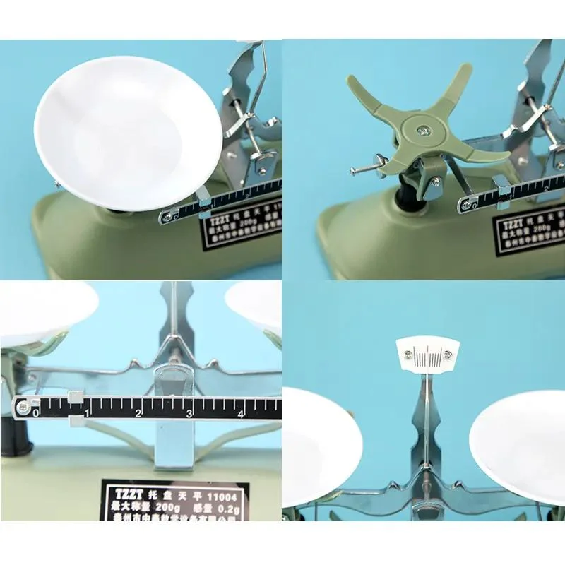 Laboratory Physical Balance Scale Mechanical Balance Scale Weight to Send Medicine Tray