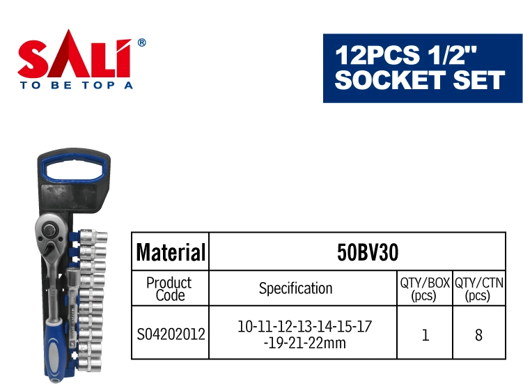 Sali 12PCS 1/2 Inch Socket Set