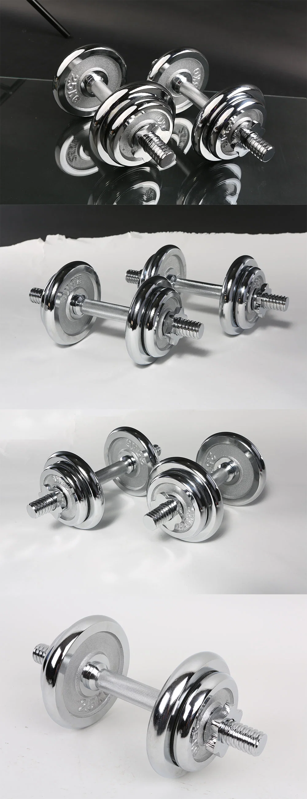 20kg Chromed Dumbbell Sets for Men, Women, Beginners