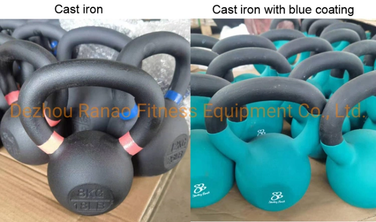 Custom Logo Gym Fitness Plastic Men&prime;s and Women&prime;s Plastic Matt Dipping Kettlebell Squat Training