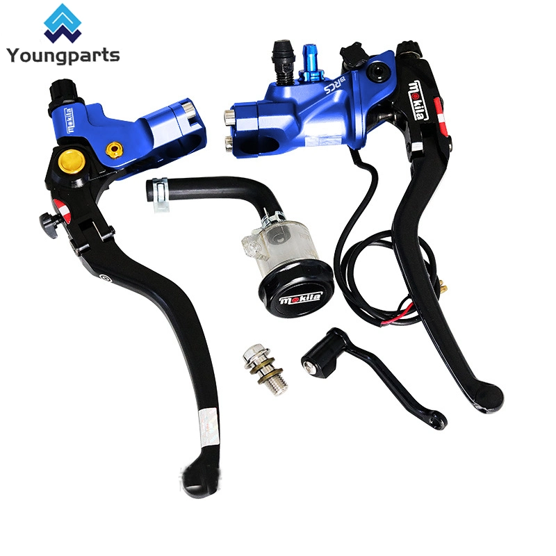 Youngparts 19rcs 7/8&prime;&prime; 22mm Motorcycle Handlebar Lever Master Cylinder Levers Hydraulic Brake Pump Clutch Handle Reservoir Set for Big Bike