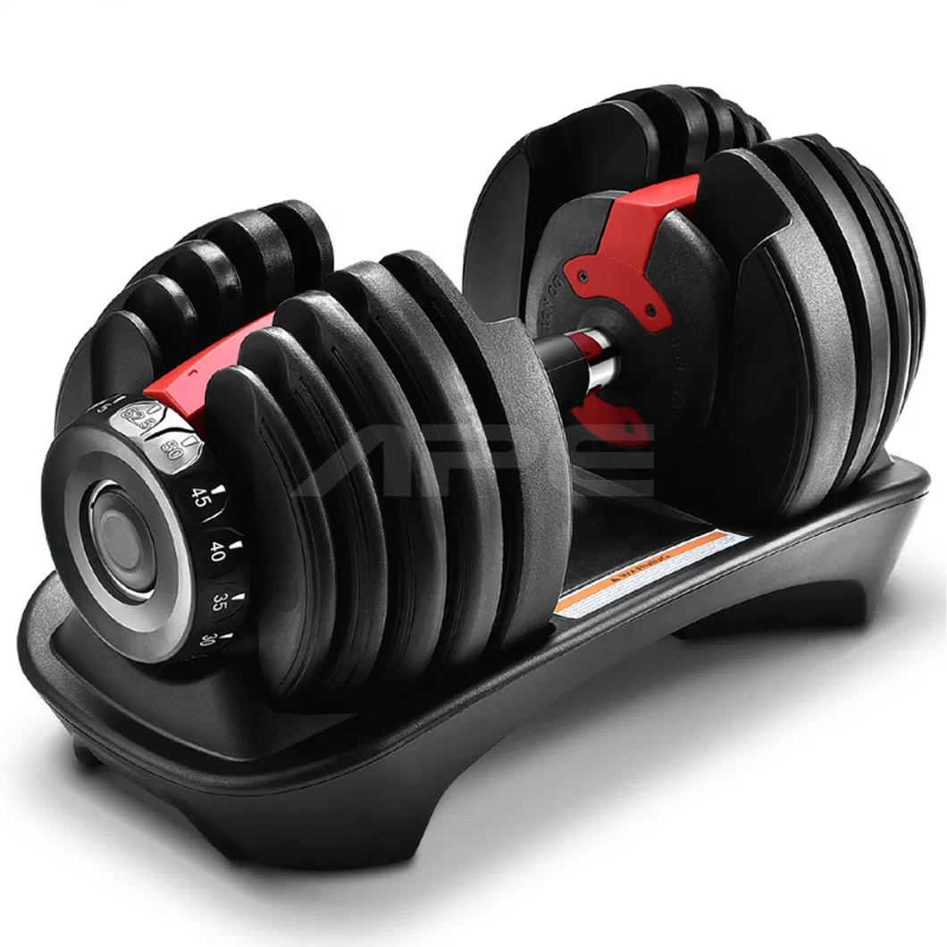 Hot Selling Multi Weight Dumbbells 24kg 52.5lb Adjustable Dumbbell Set