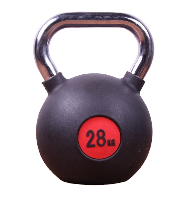 Fitness Competition Gym Equipment Free Weight Rubber Coated Competitive Kettlebell