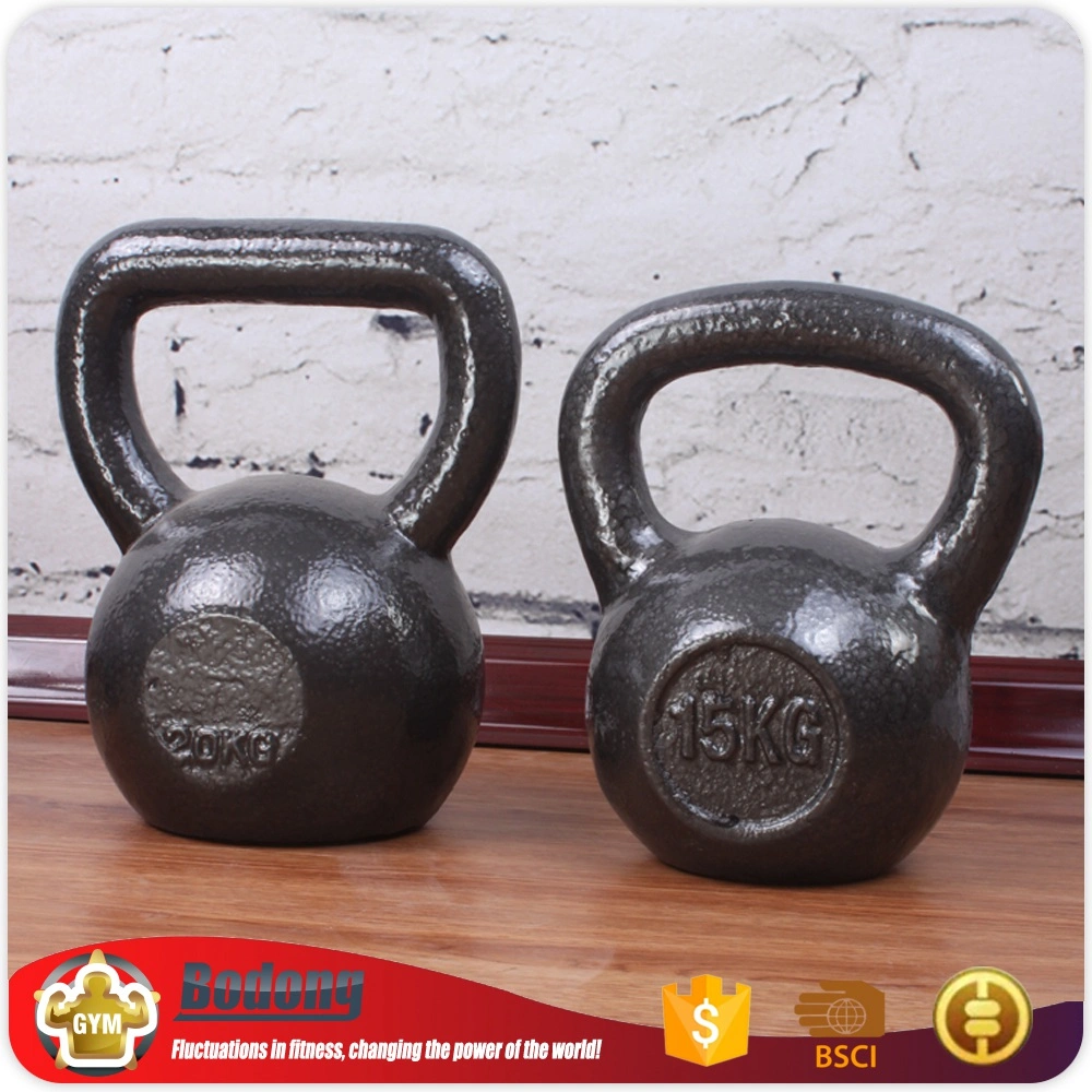 Home Gym Strength Training Weight Lifting Manufacture Customizable Baking Cast Iron Solid Kettlebells