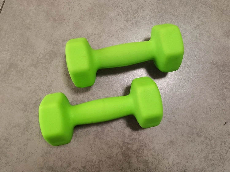 Colorful Neoprene Vinyl Dumbbell 1kg 2kg 3kg 4G 5kg