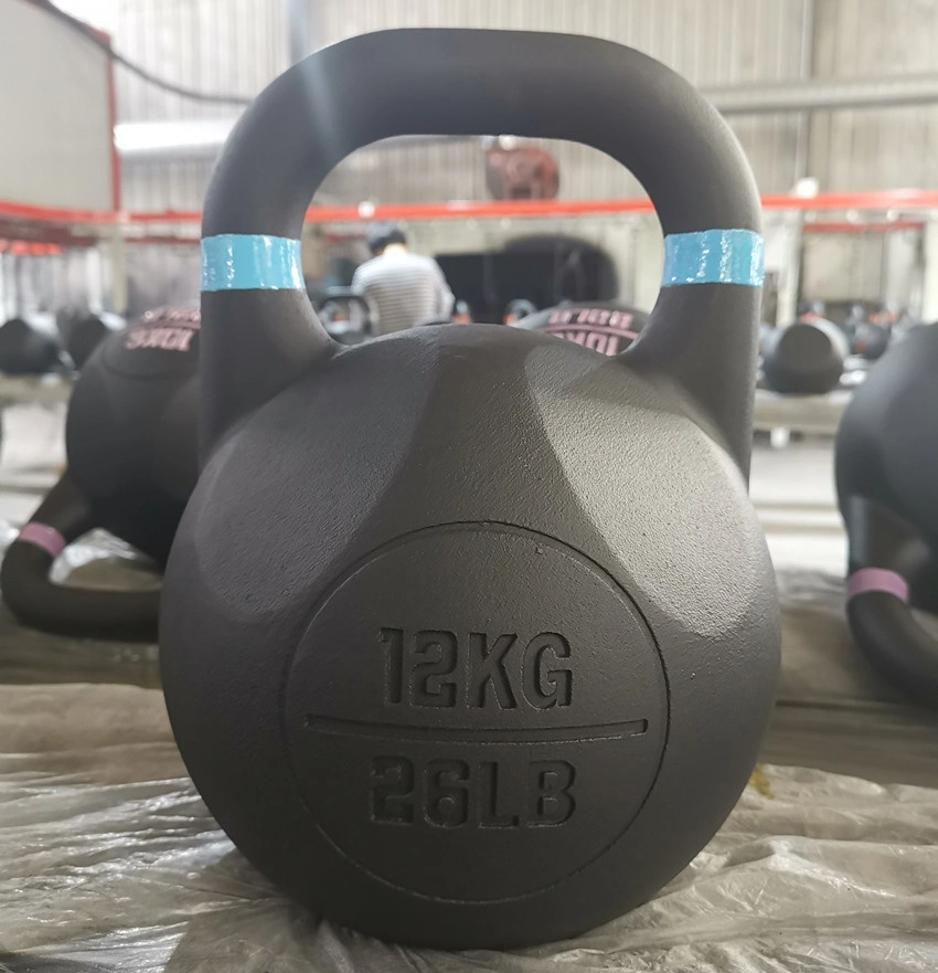 Gym Function Weight Lifting Weights Competition Cheap Steel Cast Iron PRO Grade Steel Filling Filled Color Custom Kettlebell