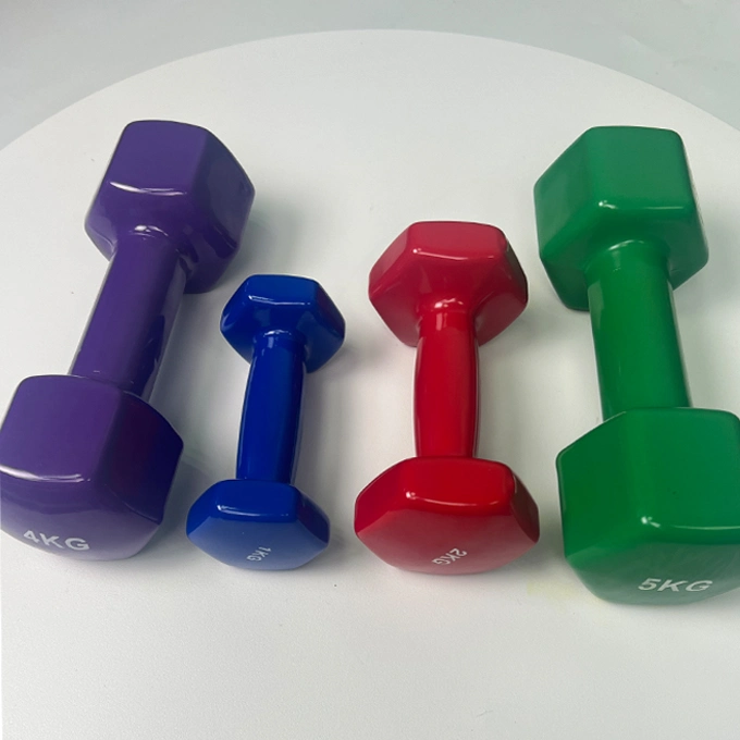 Colorful Neoprene Dumbbells with Coated Iron