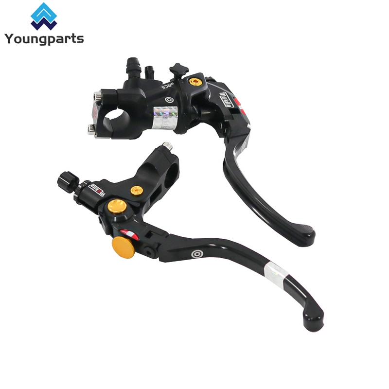 Youngparts 19rcs 7/8&prime;&prime; 22mm Motorcycle Handlebar Lever Master Cylinder Levers Hydraulic Brake Pump Clutch Handle Reservoir Set for Big Bike