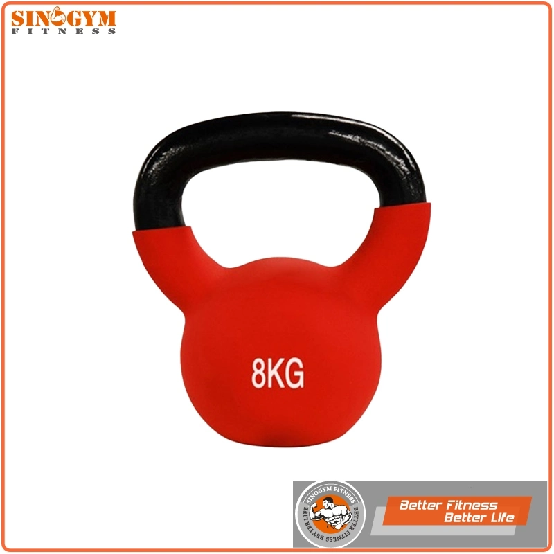 Neoprene Coated Solid Cast Iron Kettlebell