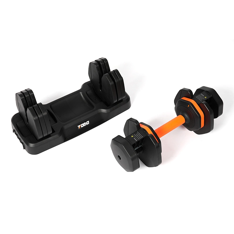 55lb Adjustable Dumbbells Free Weight Dumbbell Set