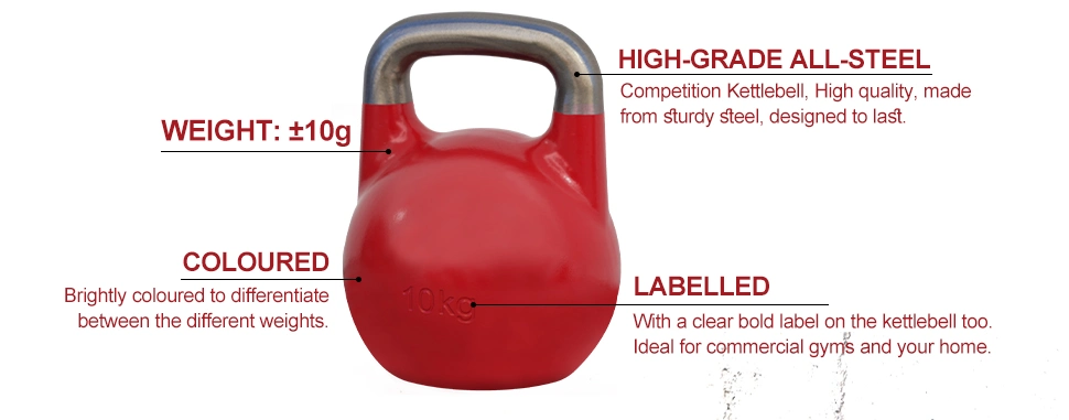 Competition Kettlebell Professional Grade Kettlebell for Fitness Weightlifting Core Training