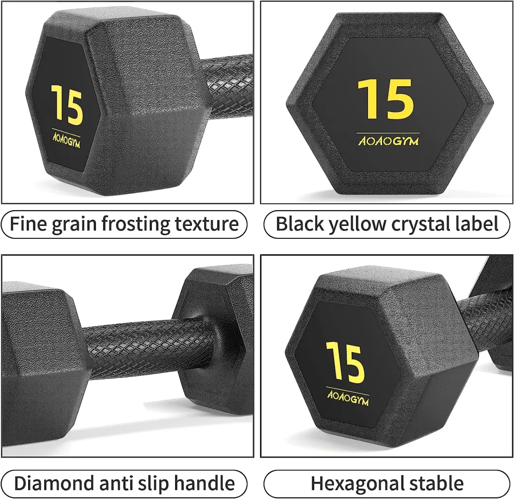 New Designed Power Flex Hex Set Complete Fitness Dumbbell Kit