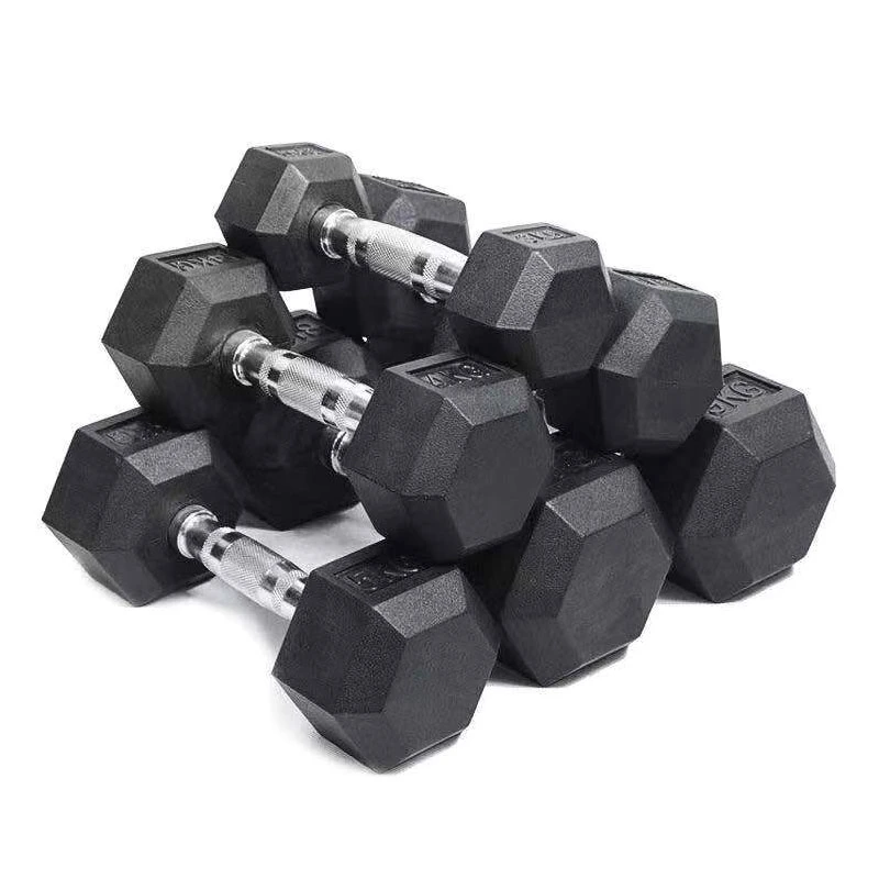 Home Gym Strength Equipment Free Weight Sports Goods Hex Dumbbells Wholesale OEM