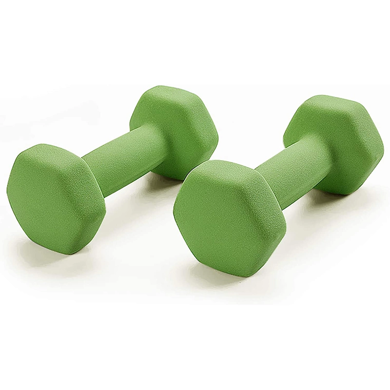 Lightweight Gym and Office Bodybuilding Training Color Dumbbell Hexagonal Design Home Fitness Equipment