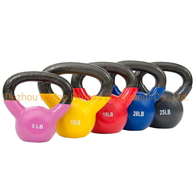 Custom Logo Gym Fitness Plastic Men&prime;s and Women&prime;s Plastic Matt Dipping Kettlebell Squat Training