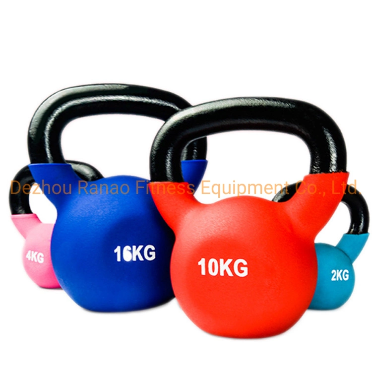 Custom Logo Gym Fitness Plastic Men&prime;s and Women&prime;s Plastic Matt Dipping Kettlebell Squat Training