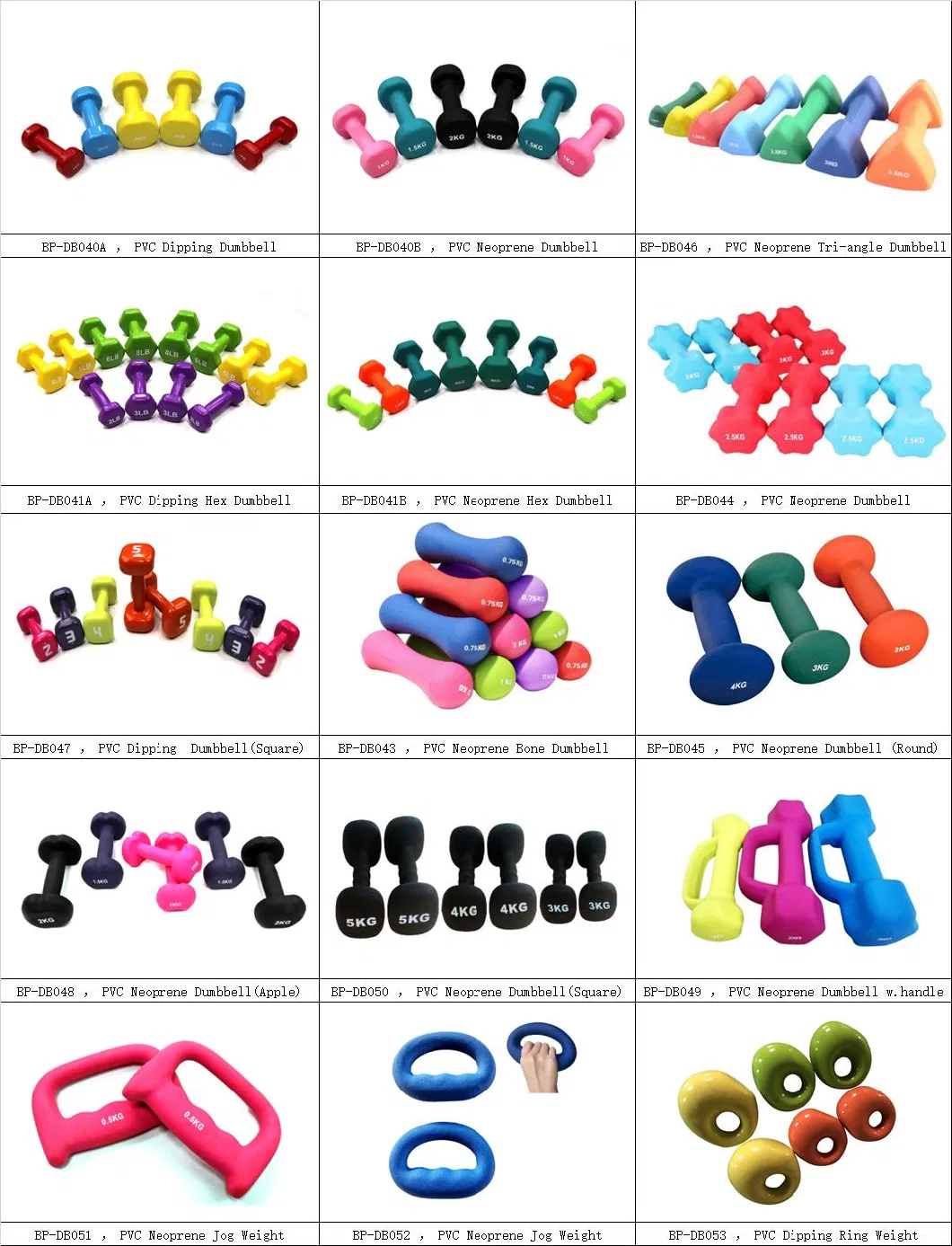 PVC Bone Neoprene Dumbbell