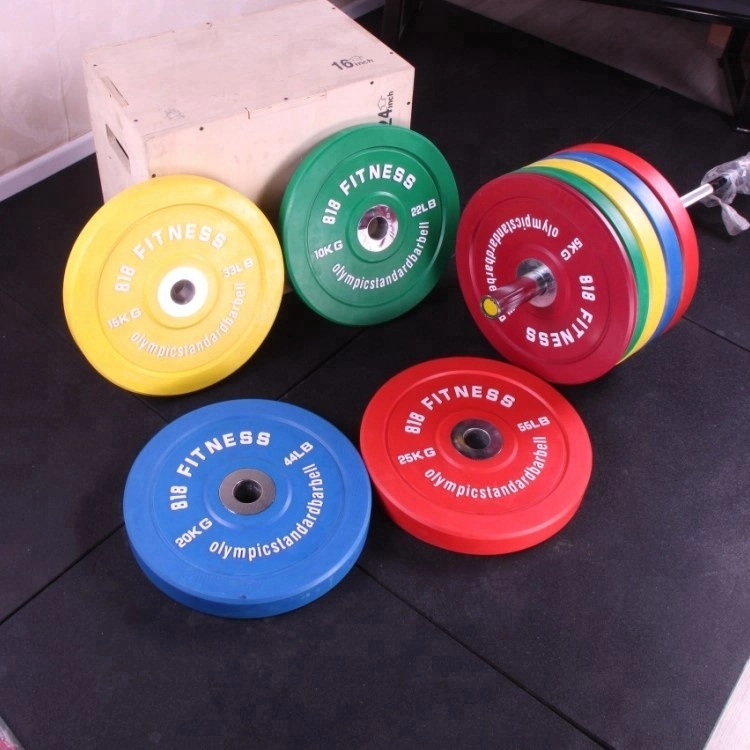 Favoured Price Dumbbell Plates Body Strong Gym Equipment Rubber Barbell Weight Plate