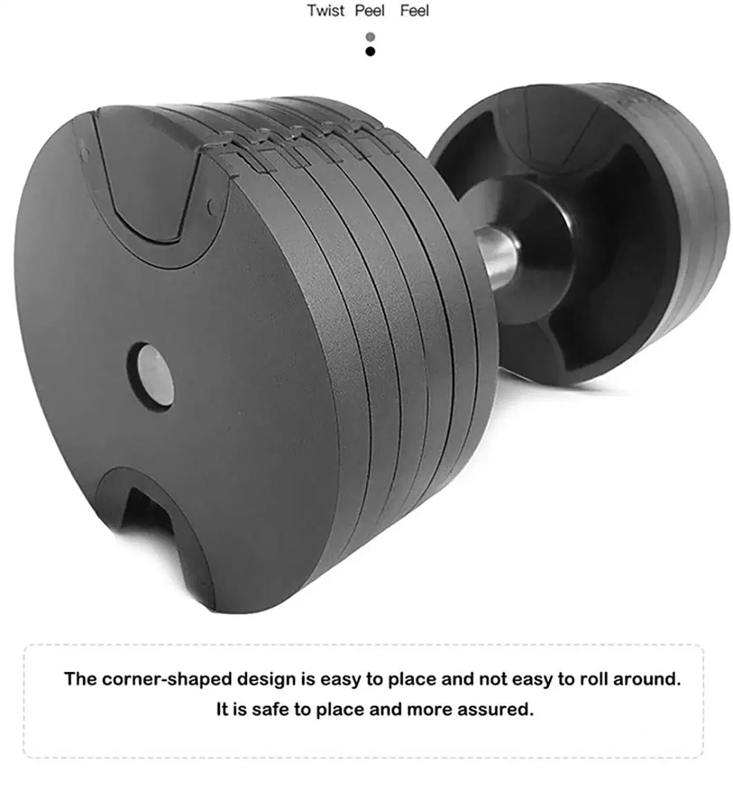 Hot Sale Cast Iron Adjustable Dumbbell Set Gym Free Weights Adjustable Dumbbell