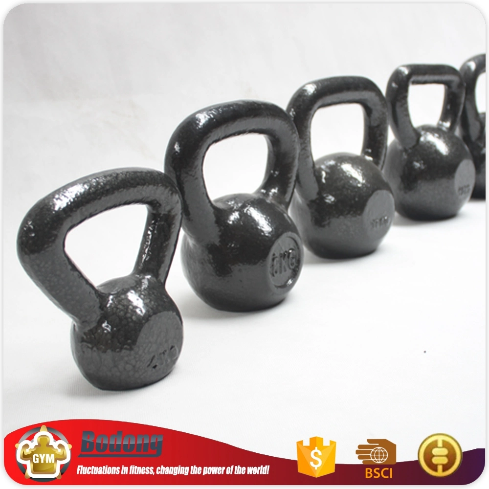 Home Gym Strength Training Weight Lifting Manufacture Customizable Baking Cast Iron Solid Kettlebells