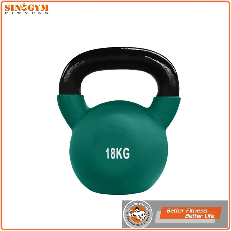 Neoprene Coated Solid Cast Iron Kettlebell