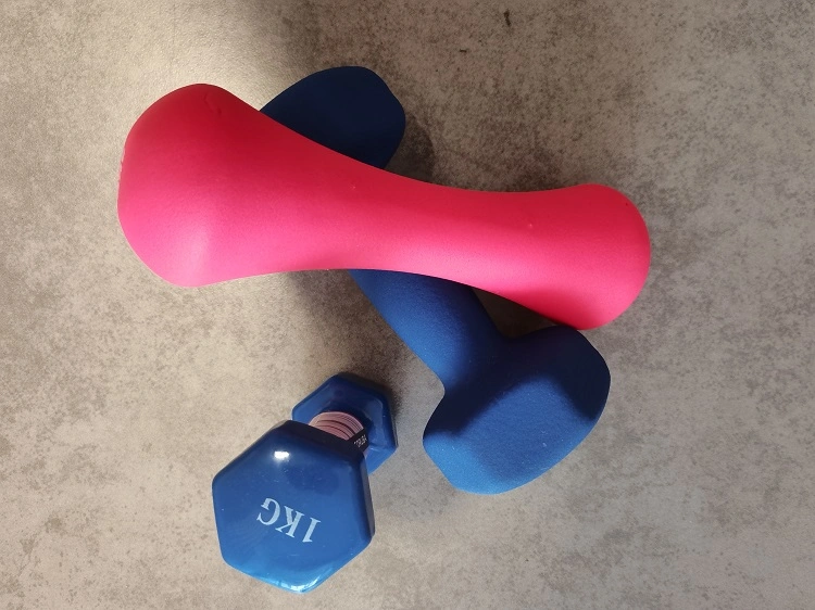 Colorful Neoprene Vinyl Dumbbell 1kg 2kg 3kg 4G 5kg