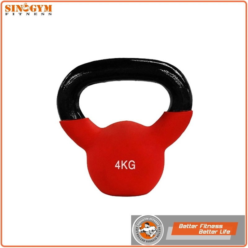 Neoprene Coated Solid Cast Iron Kettlebell